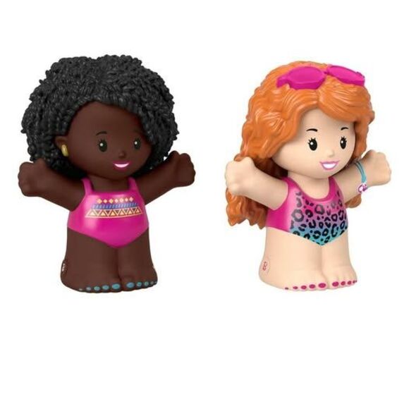 BUNDLE: NEW Fisher-Price Little People Barbie Themed- Party/Swimming/Sleepover - Picture 5 of 7